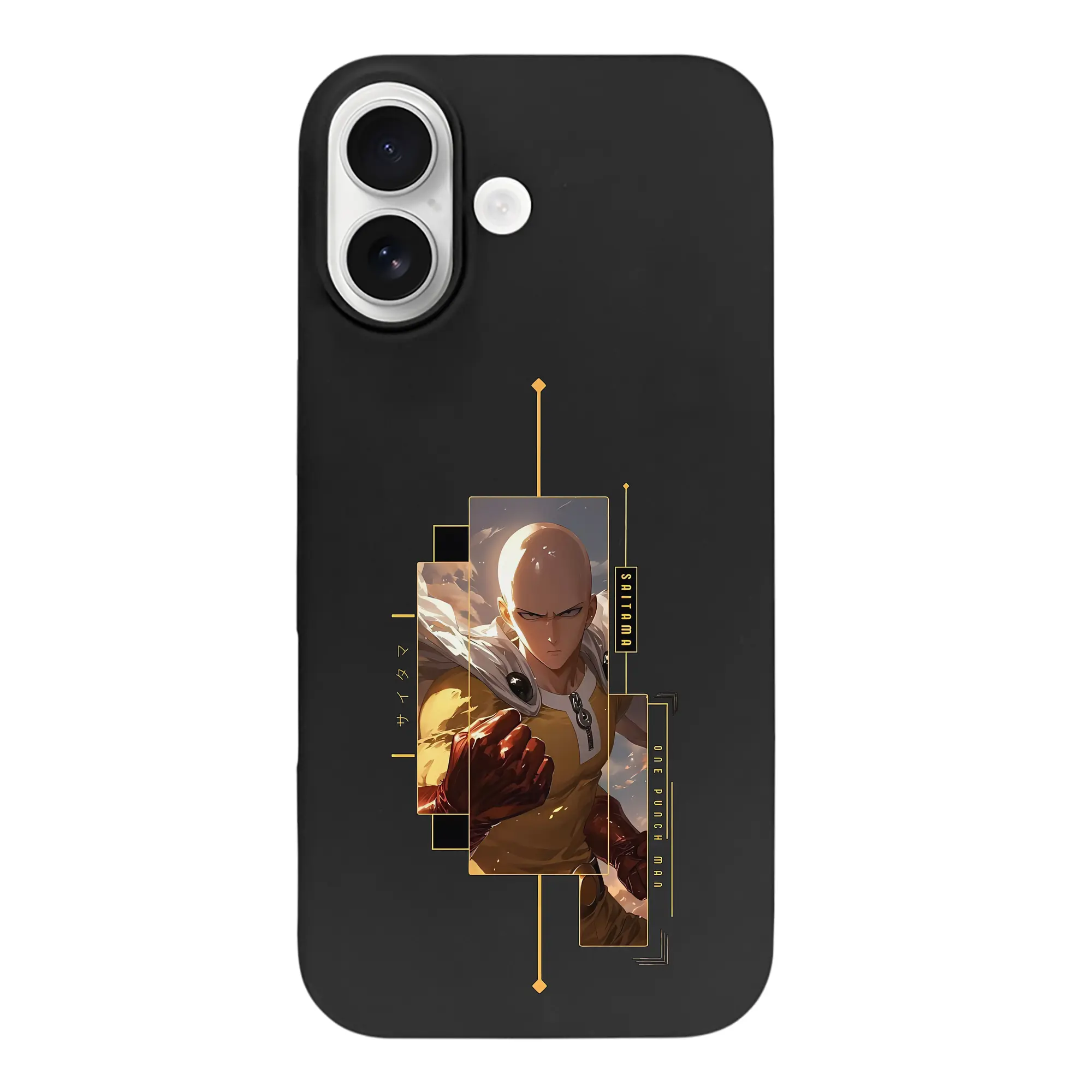 ワンパンマン グッズ サイタマ - iPhone 17 シリーズ シリコンケース 薄型 耐衝撃 指紋防止 ソフトタッチカバー 精密フィット 傷防止 保護ケース iPhone 17/17 Air/17 Pro/17 Pro Max 対応